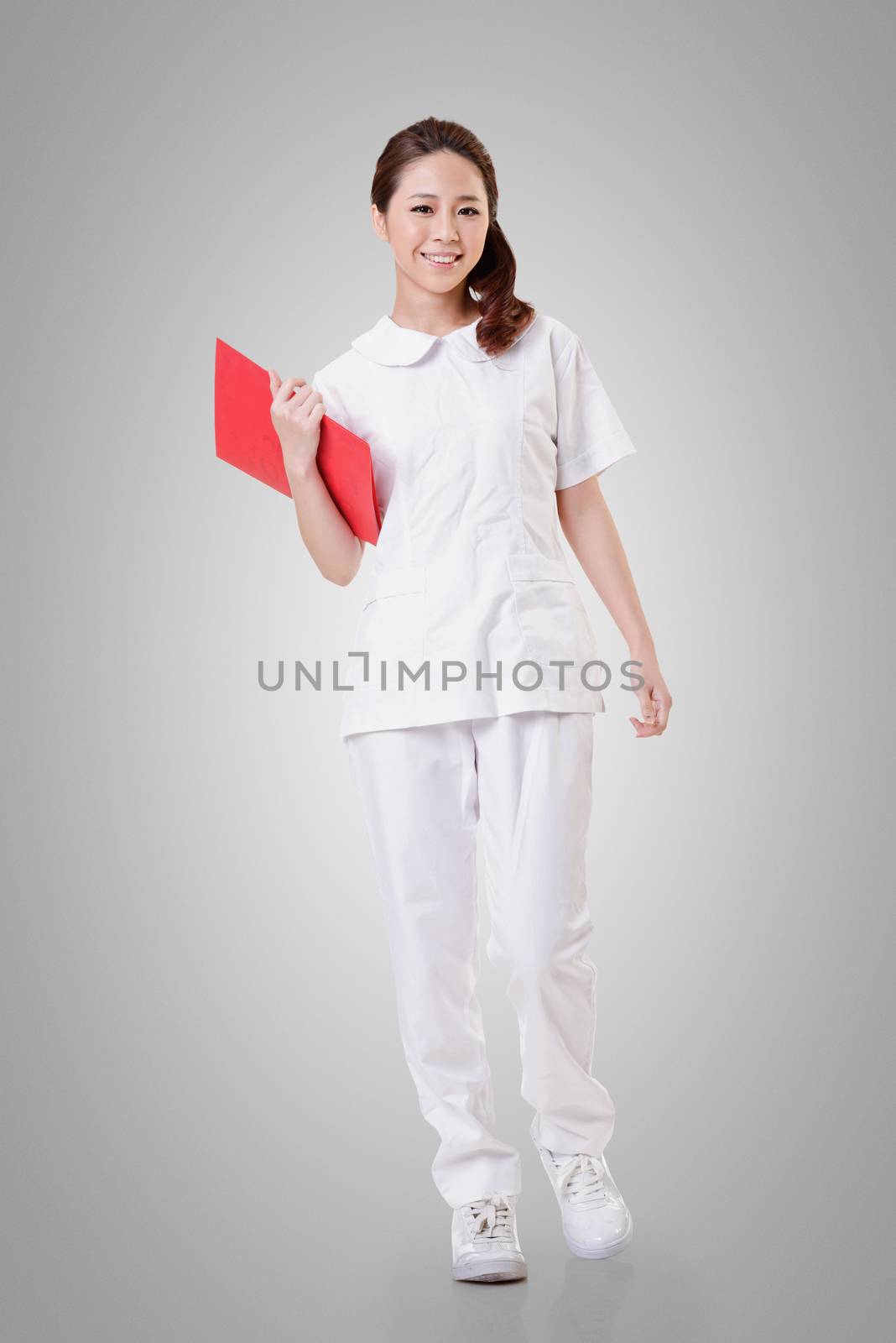 Attractive Asian nurse by elwynn