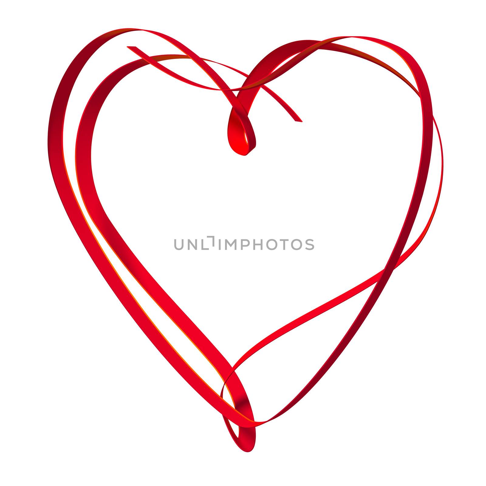 An image of a nice heart shape ribbon