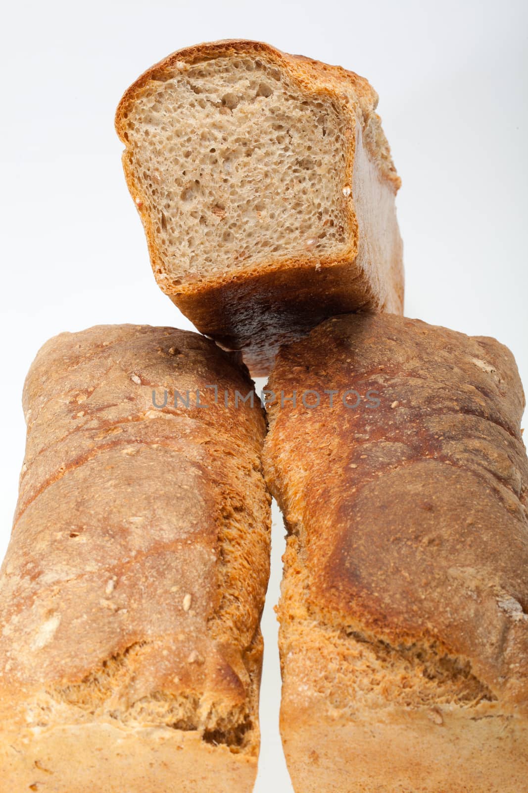 large loaves of bread traditionally roasted