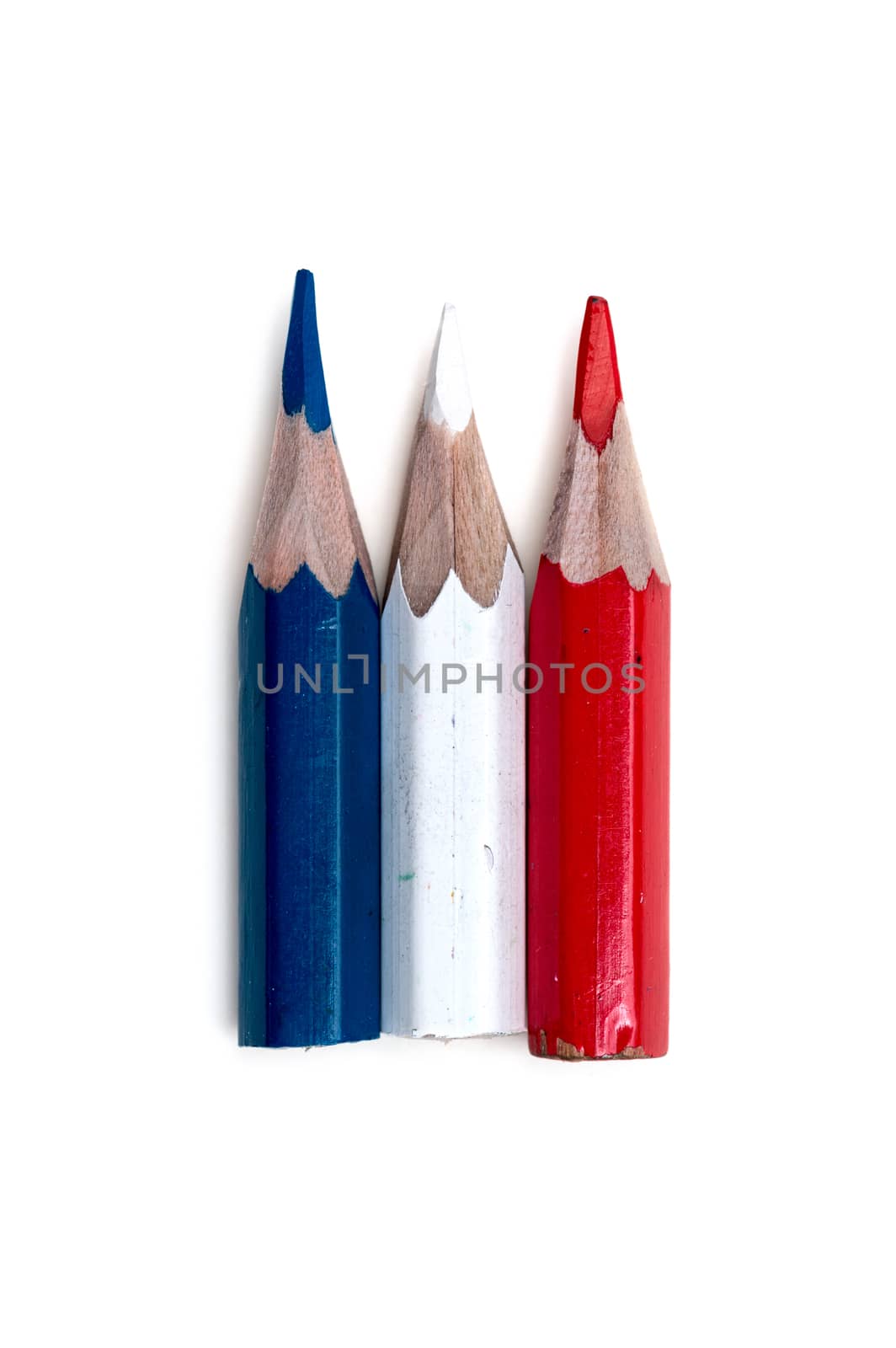 Three small used colored pencils by DNKSTUDIO