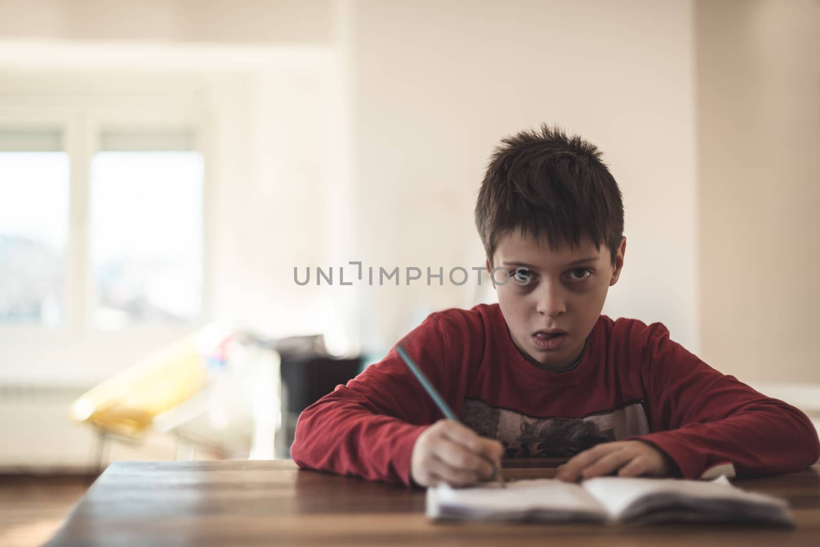 Elementary school boy portrait by gorgev