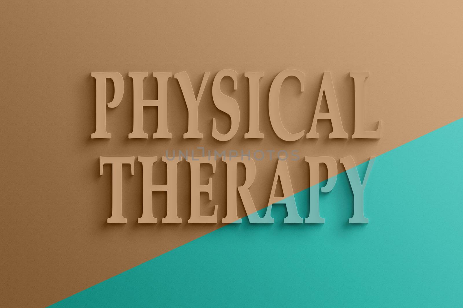 3d text of physical therapy by elwynn