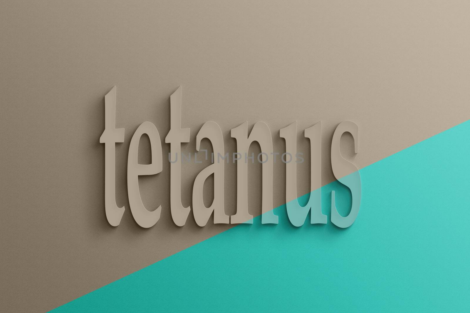 3d text of tetanus by elwynn