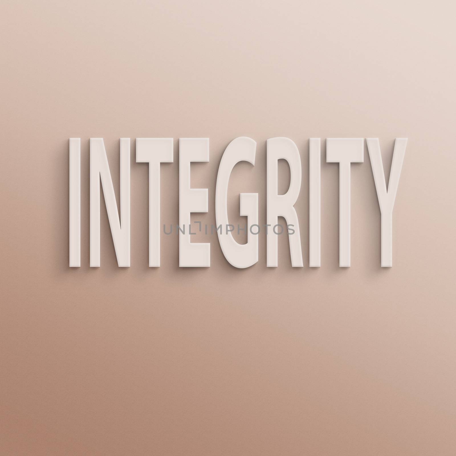 text on the wall or paper, integrity