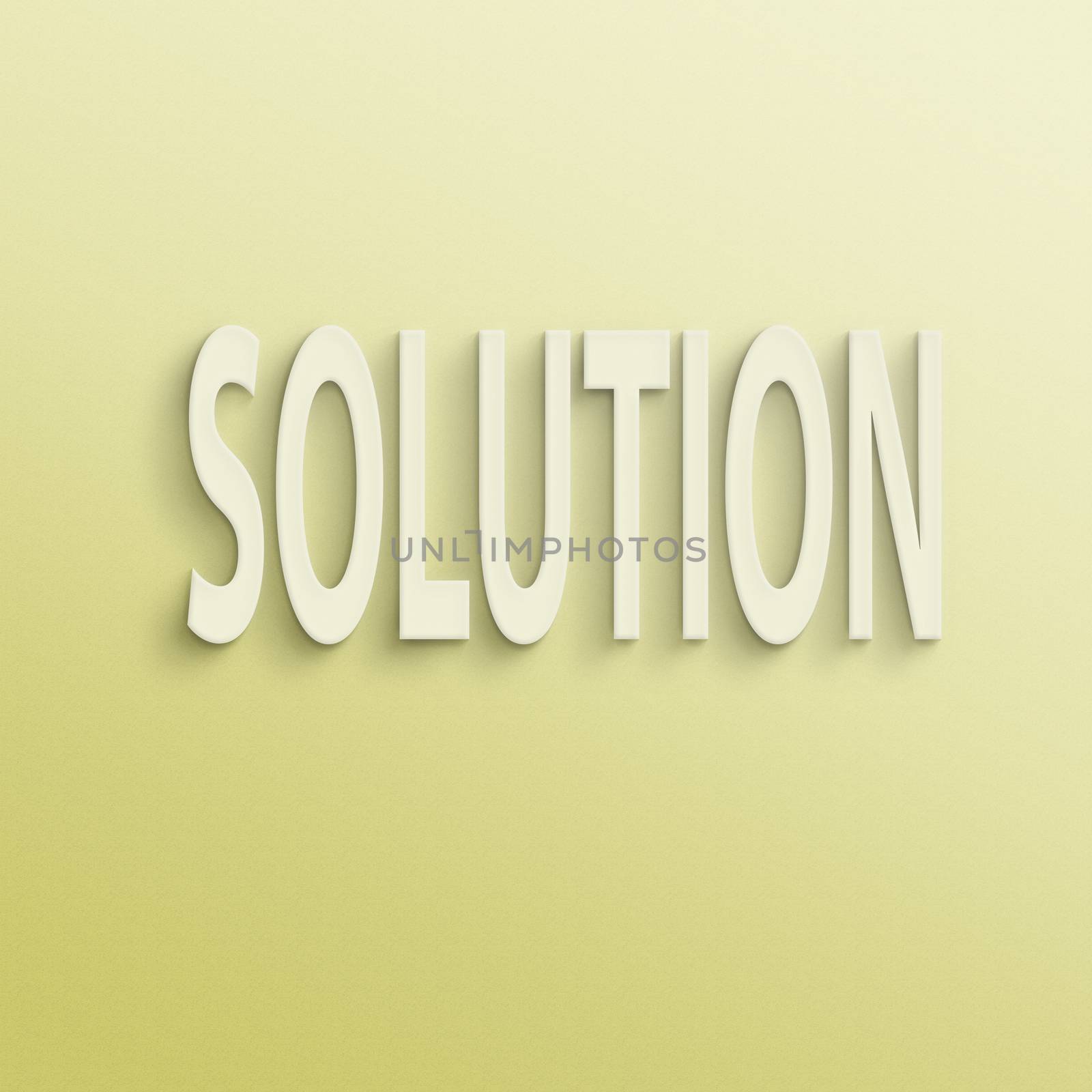 text on the wall or paper, solution