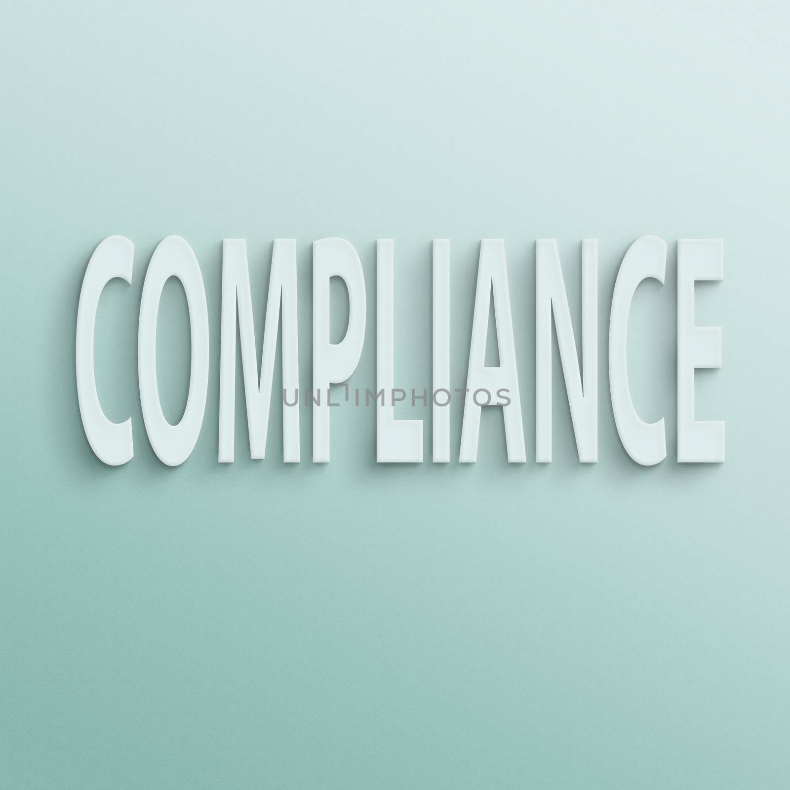text on the wall or paper, compliance