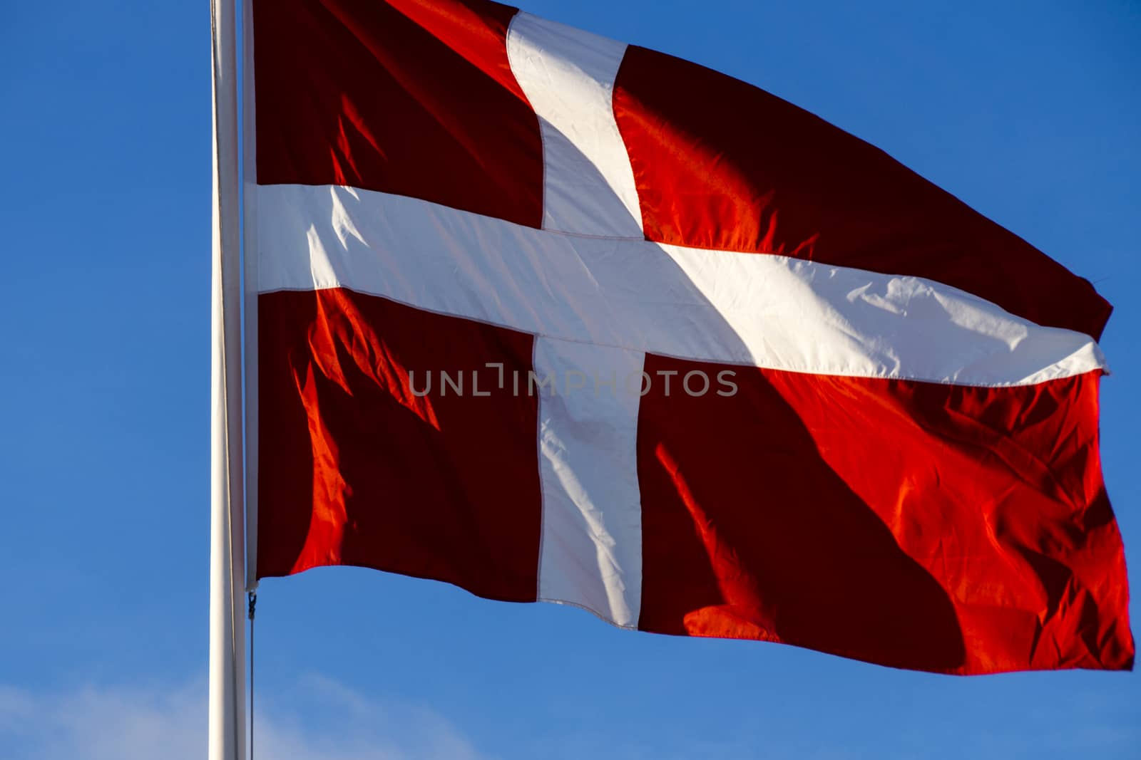Flag of Denmark by Fr@nk
