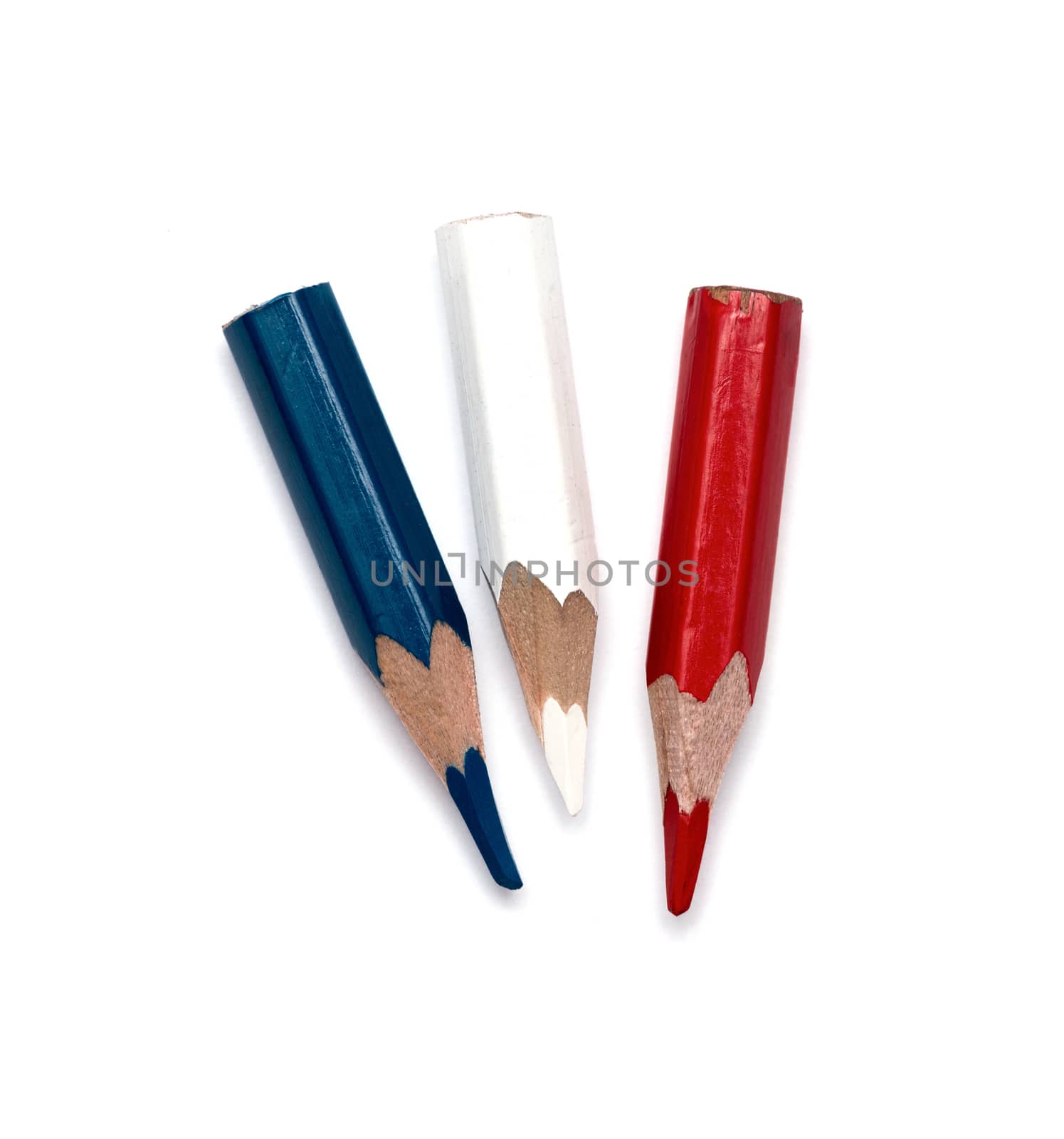 Three small used colored pencils by DNKSTUDIO