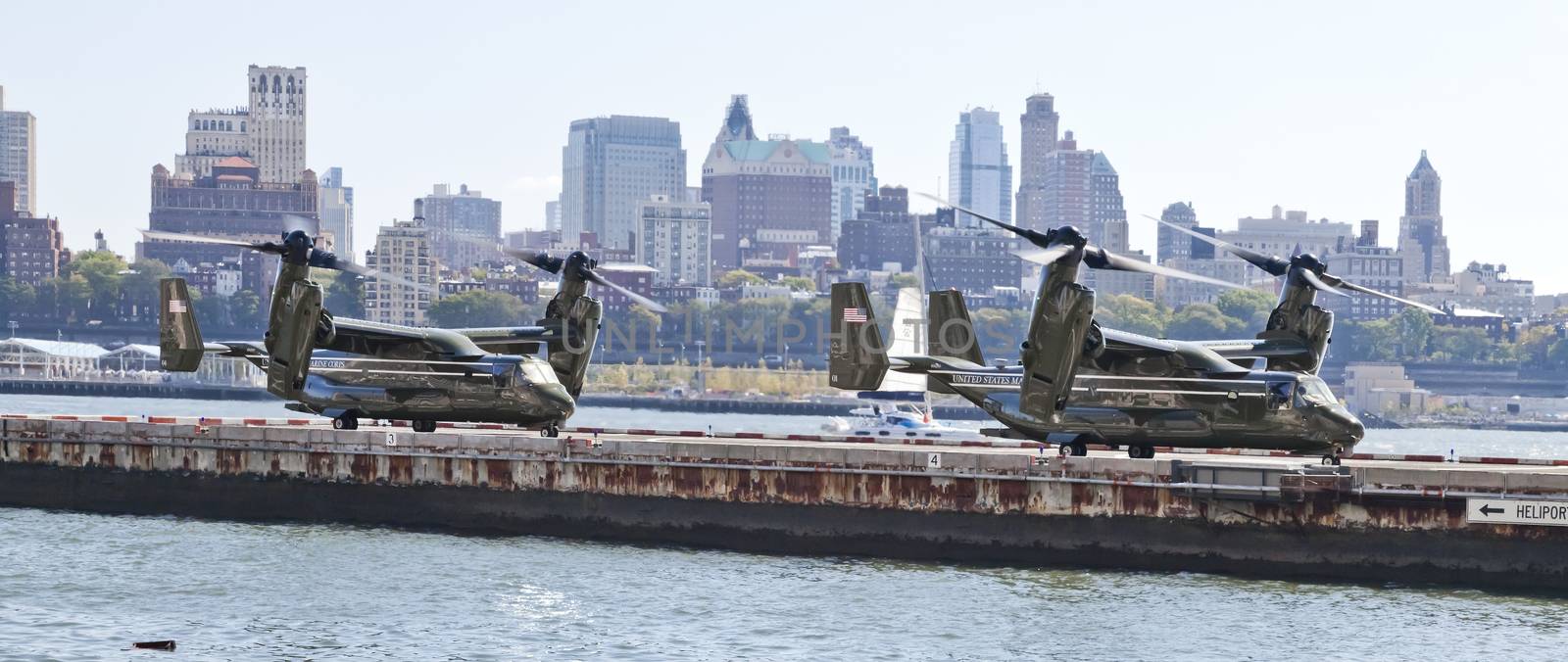 NEW YORK CITY, USA,  MV-22 Osprey by hanusst