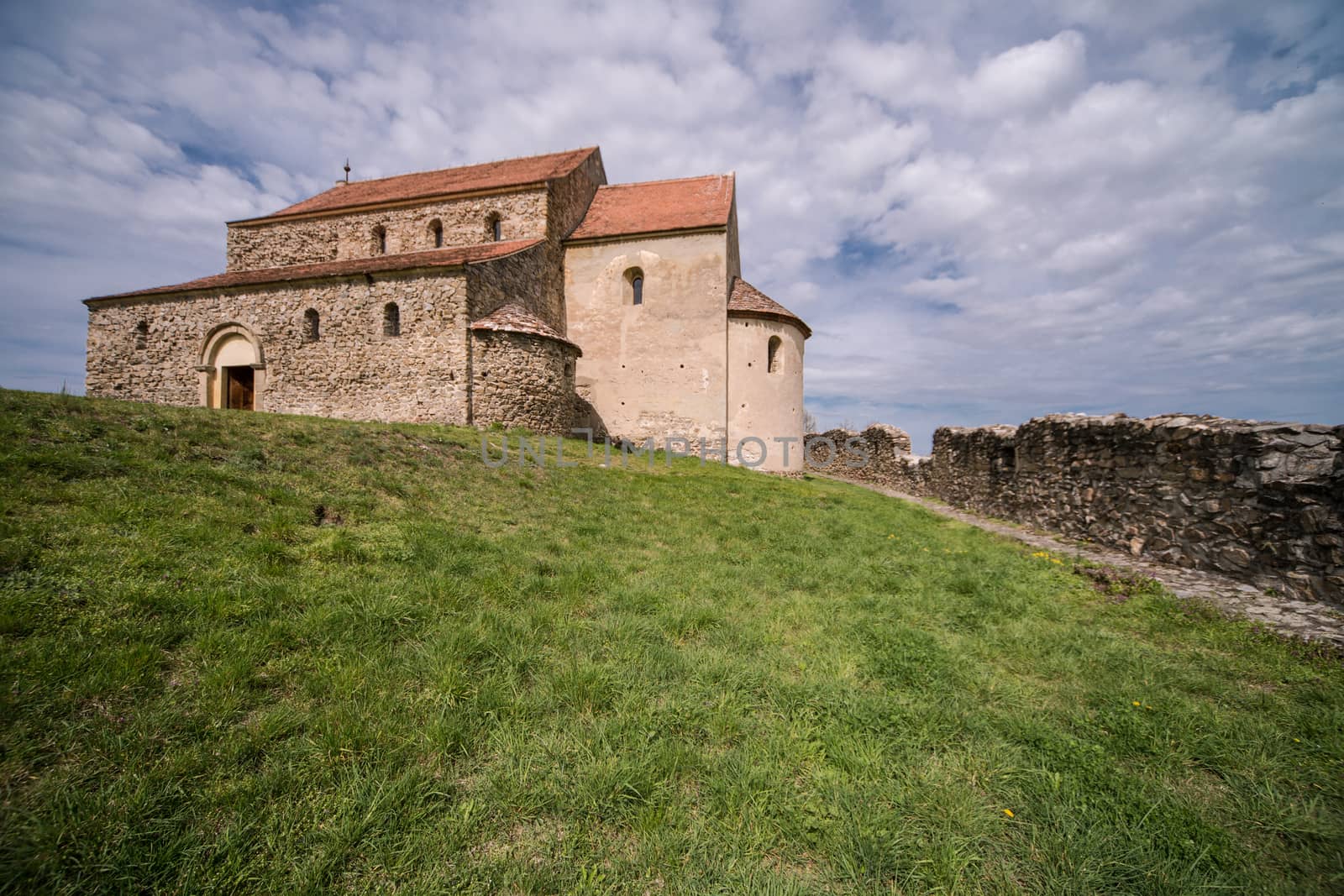 Fortified Church in Cisnadioara, near Sibiu.