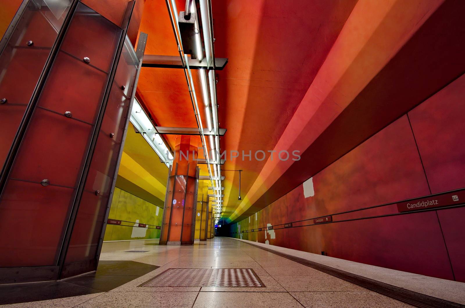 Candidplatz subway station in Munich, Germany by anderm