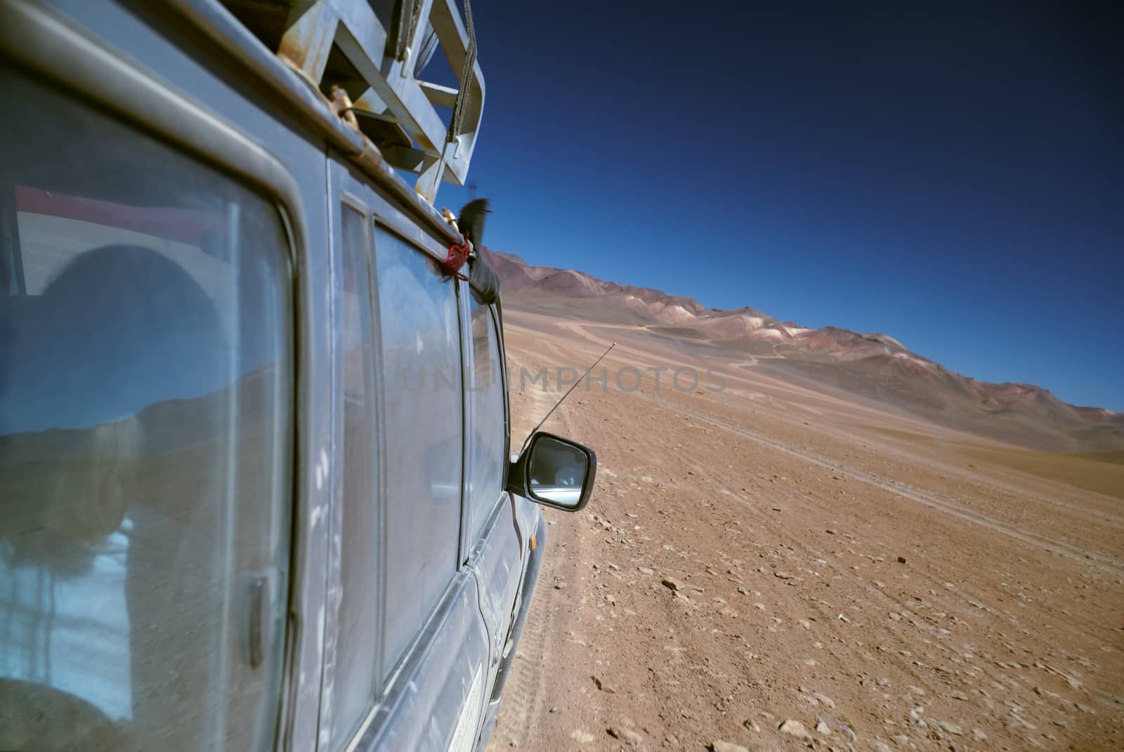 Offroad driving in desert by MichalKnitl