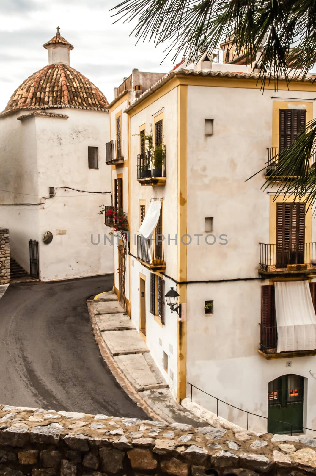 Streets of Old Town Ibiza by JFJacobsz