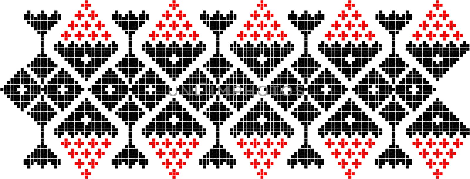 romanian traditional ethnic costume motif genuine pattern