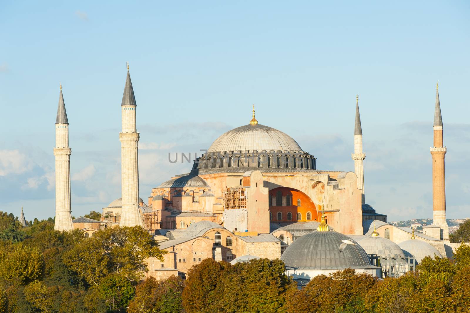 Hagia Sophia in the evening, Istanbul, Turkey