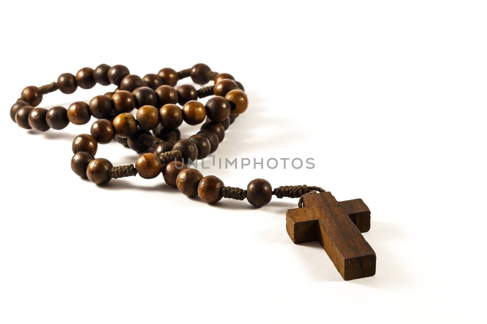 Wood rosary by stockdevil