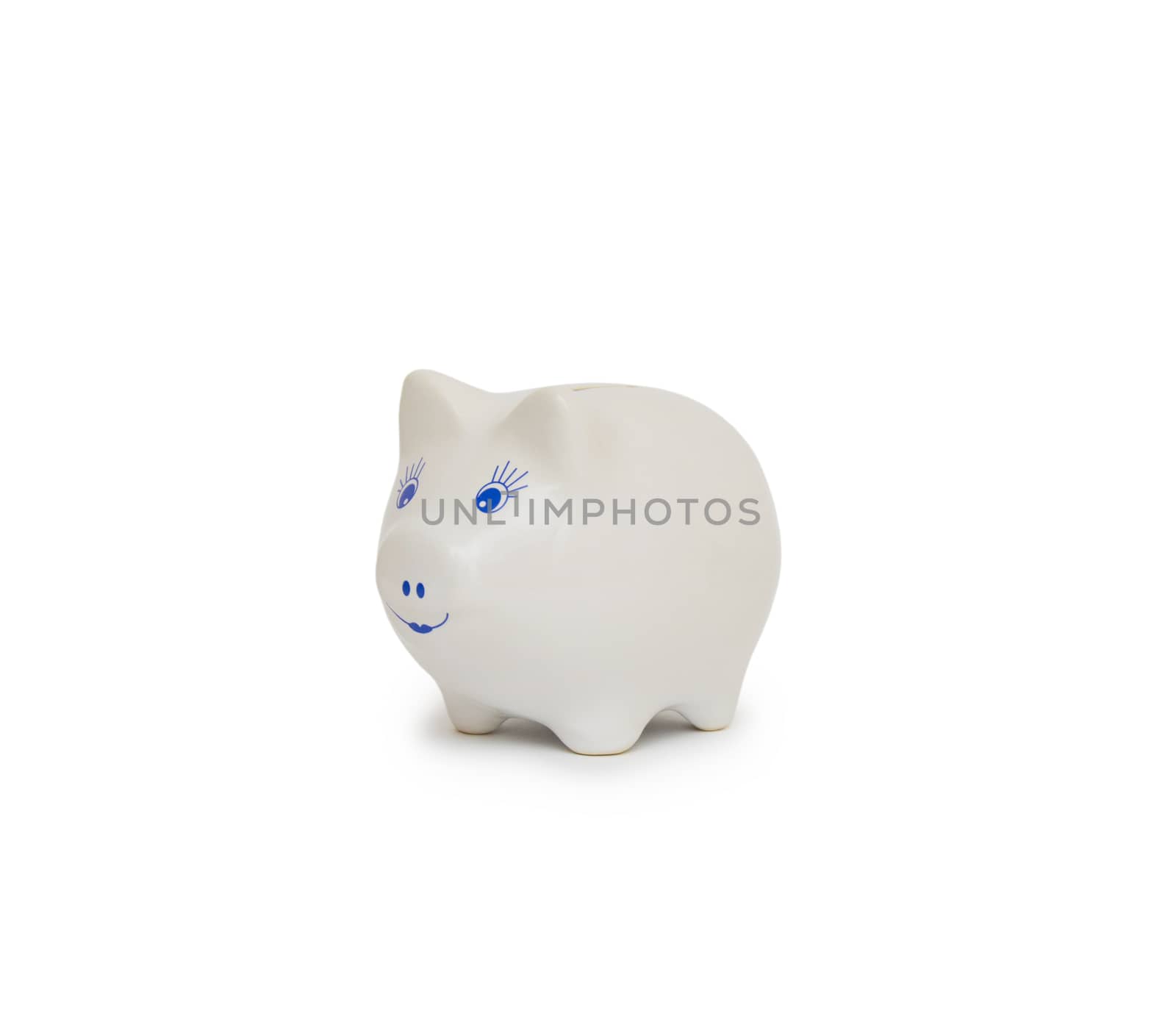 piggy bank isolated on white background by cocoo