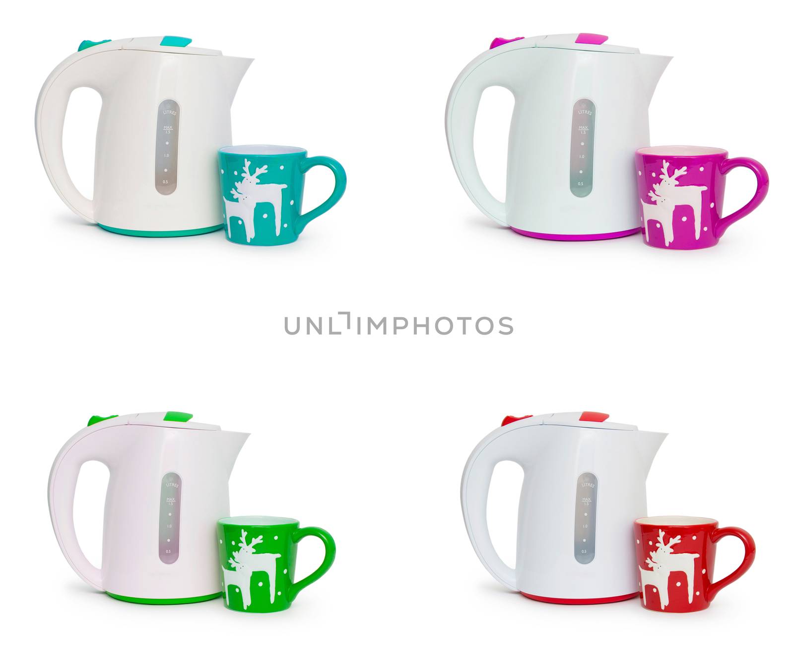 Electric kettle isolated on white background by cocoo