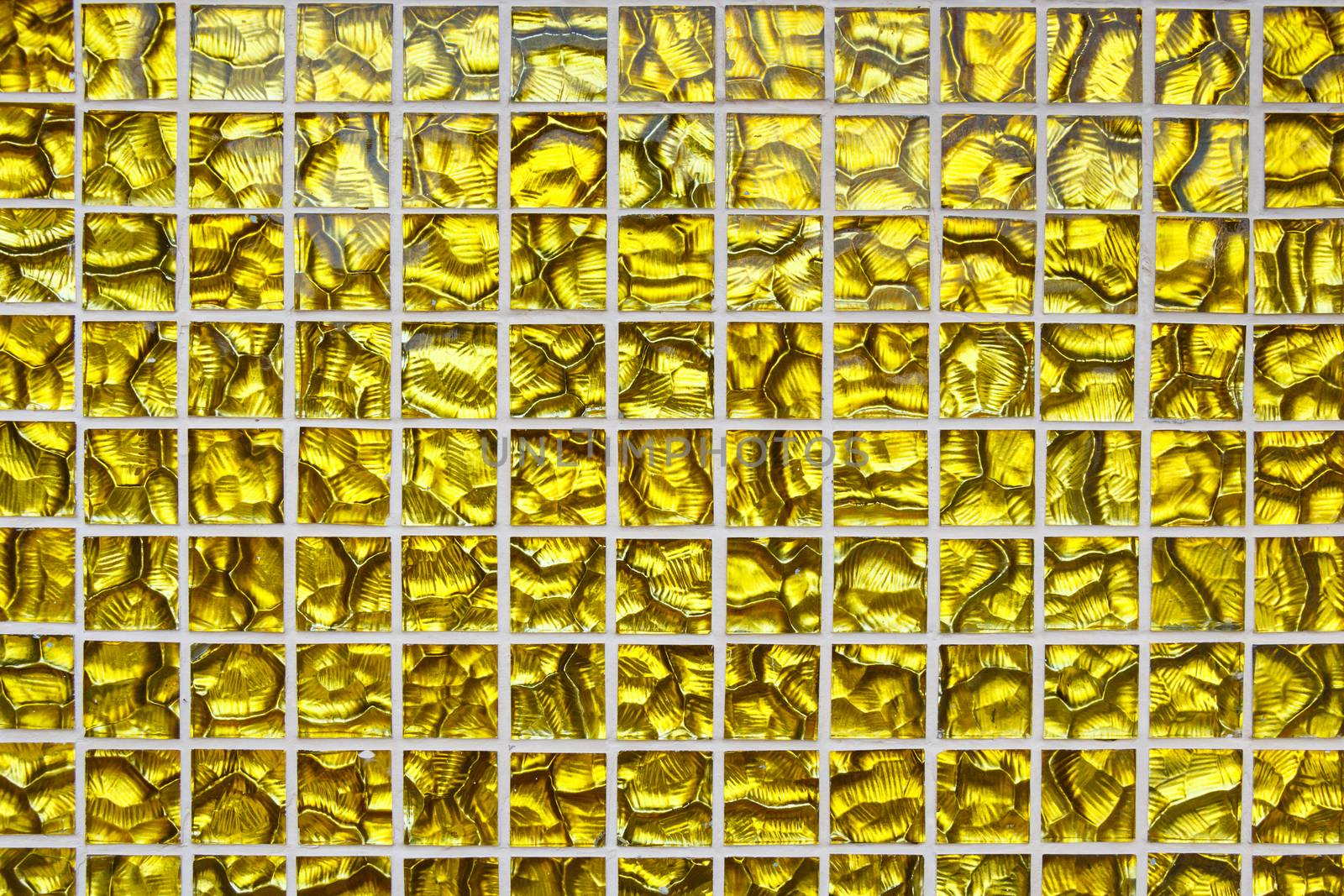 texture of yellow mosaic by stockdevil