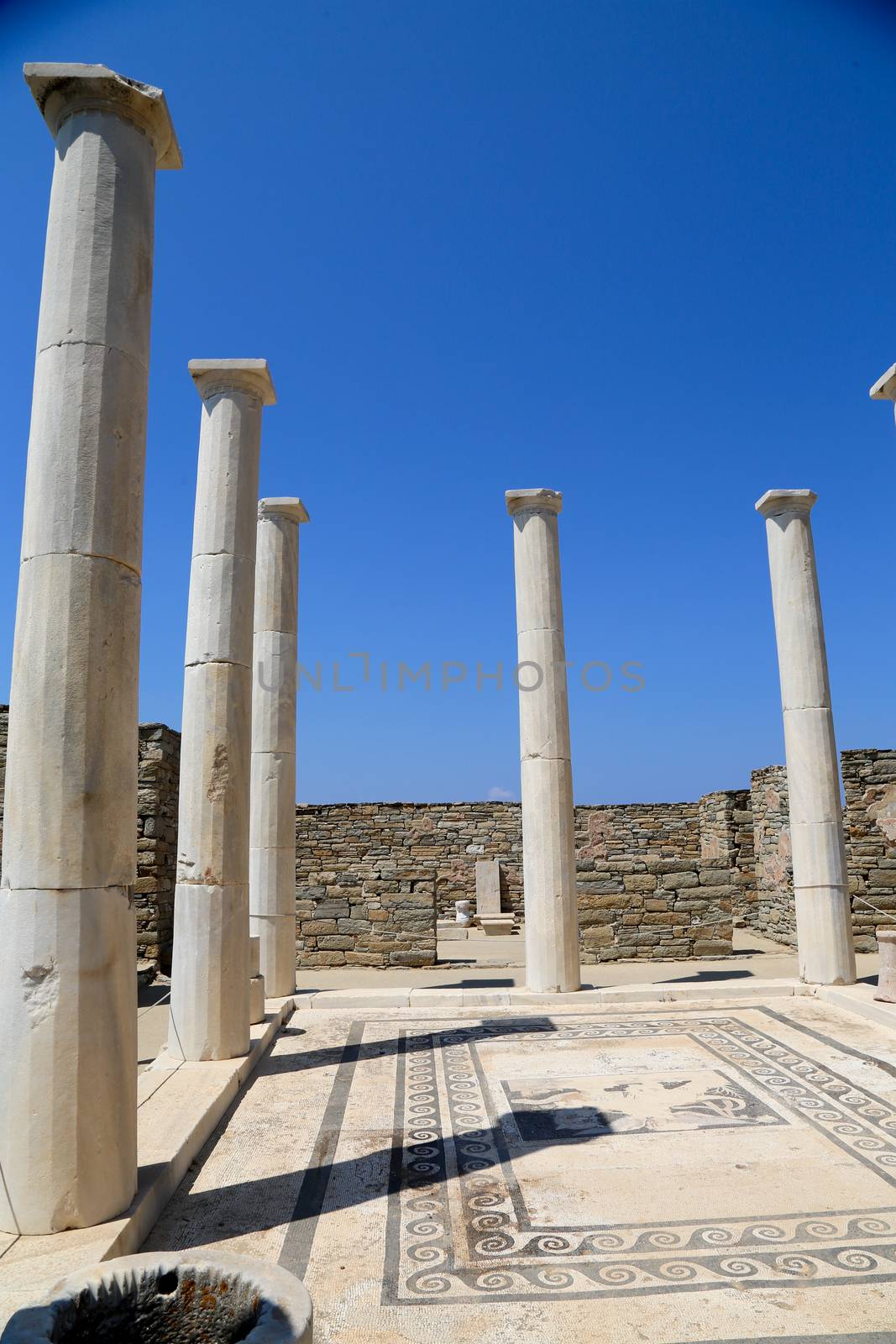 The island of Delos: an important archaeological site in Greece
