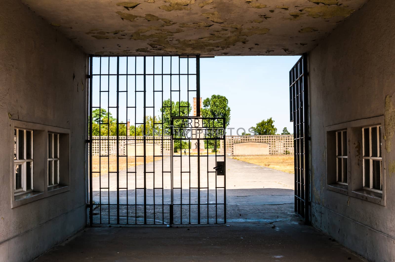 part of the former concentration camp Sachsenhausen near Berlin