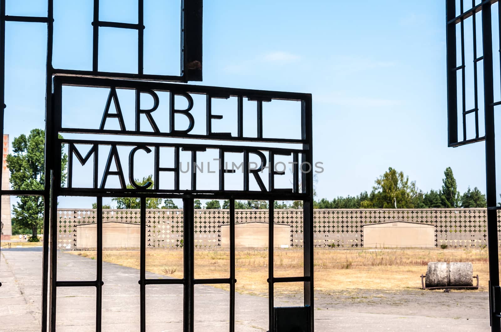 part of the former concentration camp Sachsenhausen near Berlin