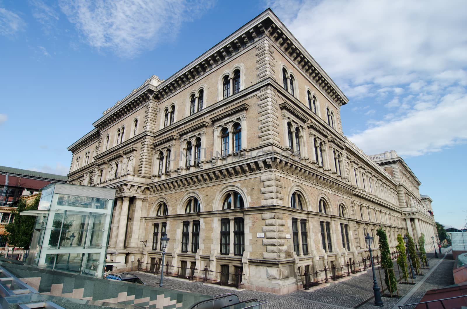 historical architecture in Budapest, Hungary