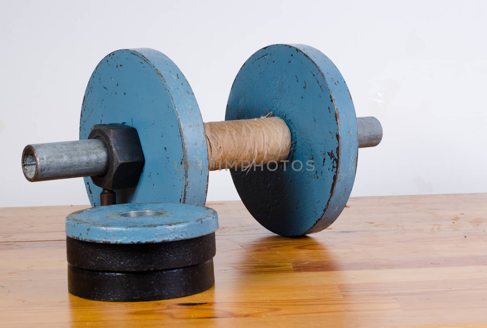 old dumbbell