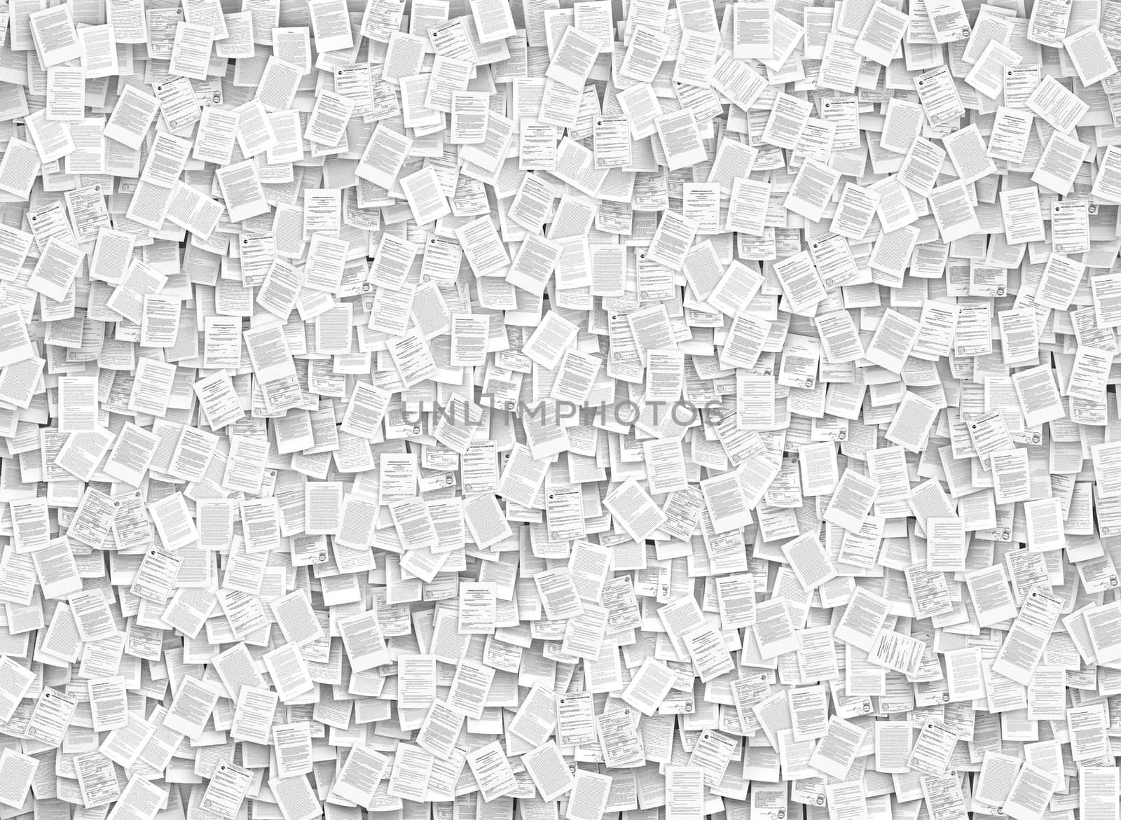 Wall background, from thousands of documents font