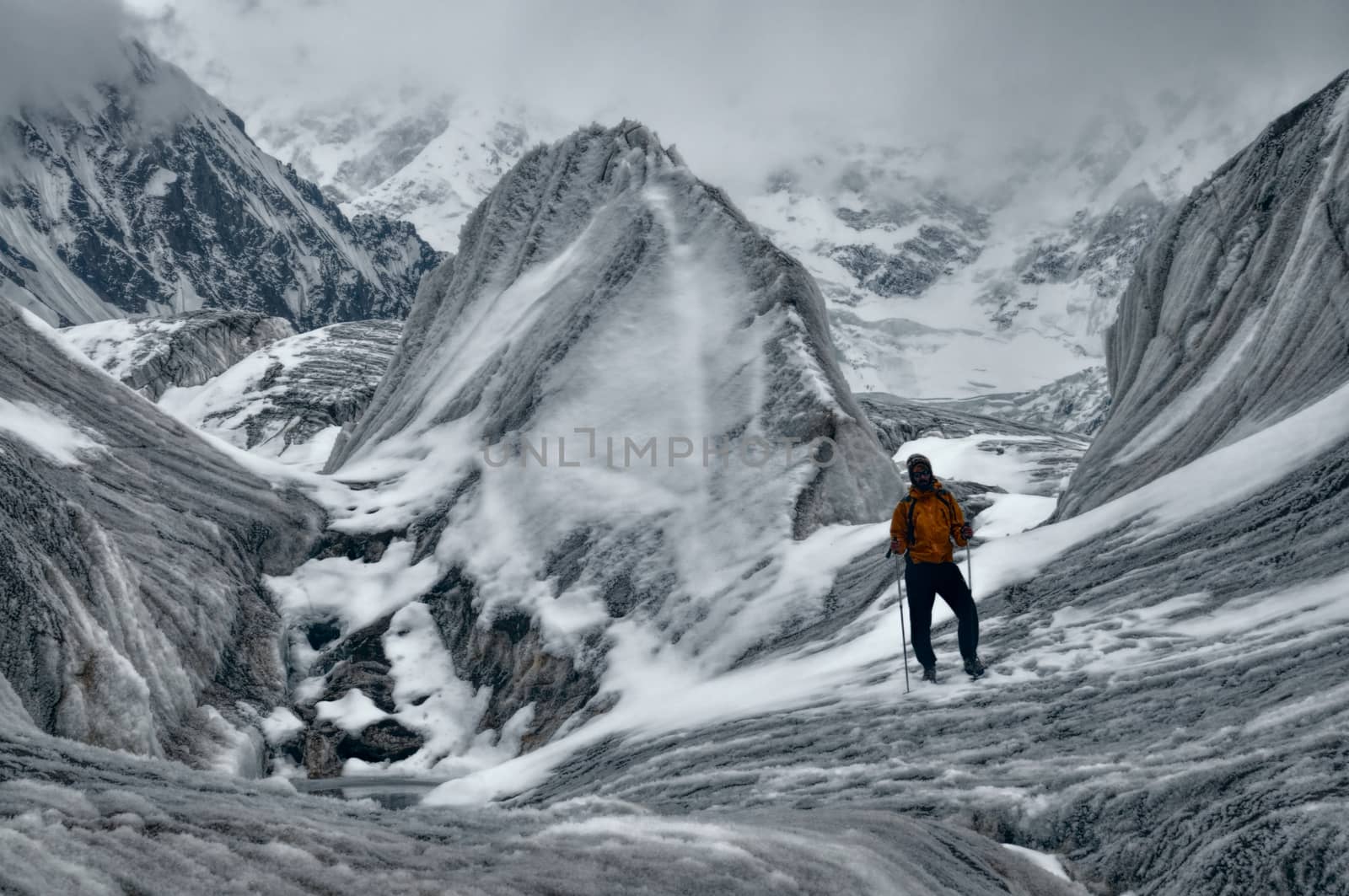 Engilchek glacier hiking by MichalKnitl