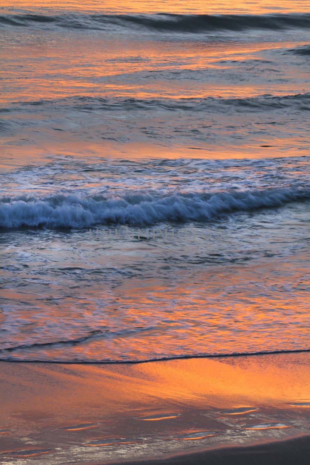 sea sunset landscape image