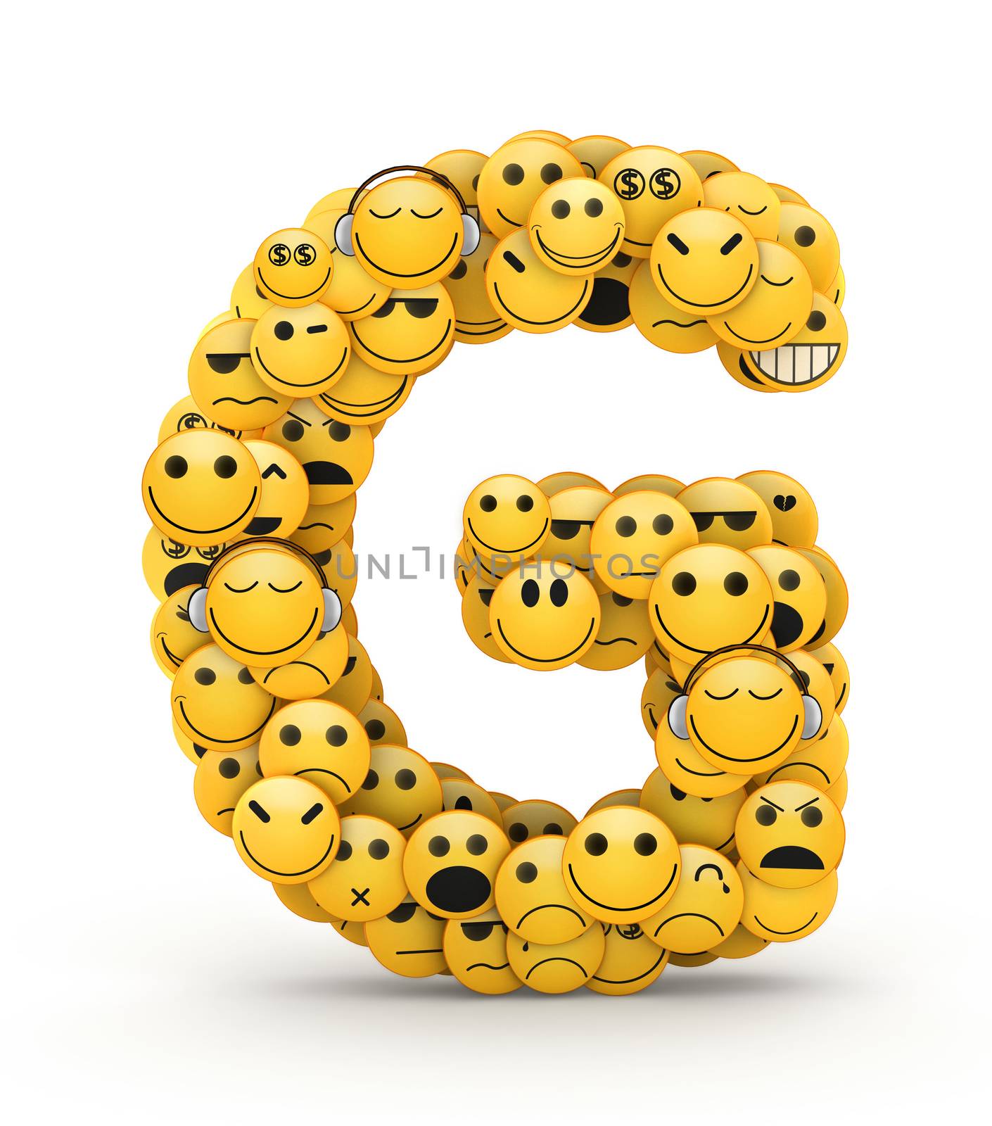 Emoticons letter G by iunewind