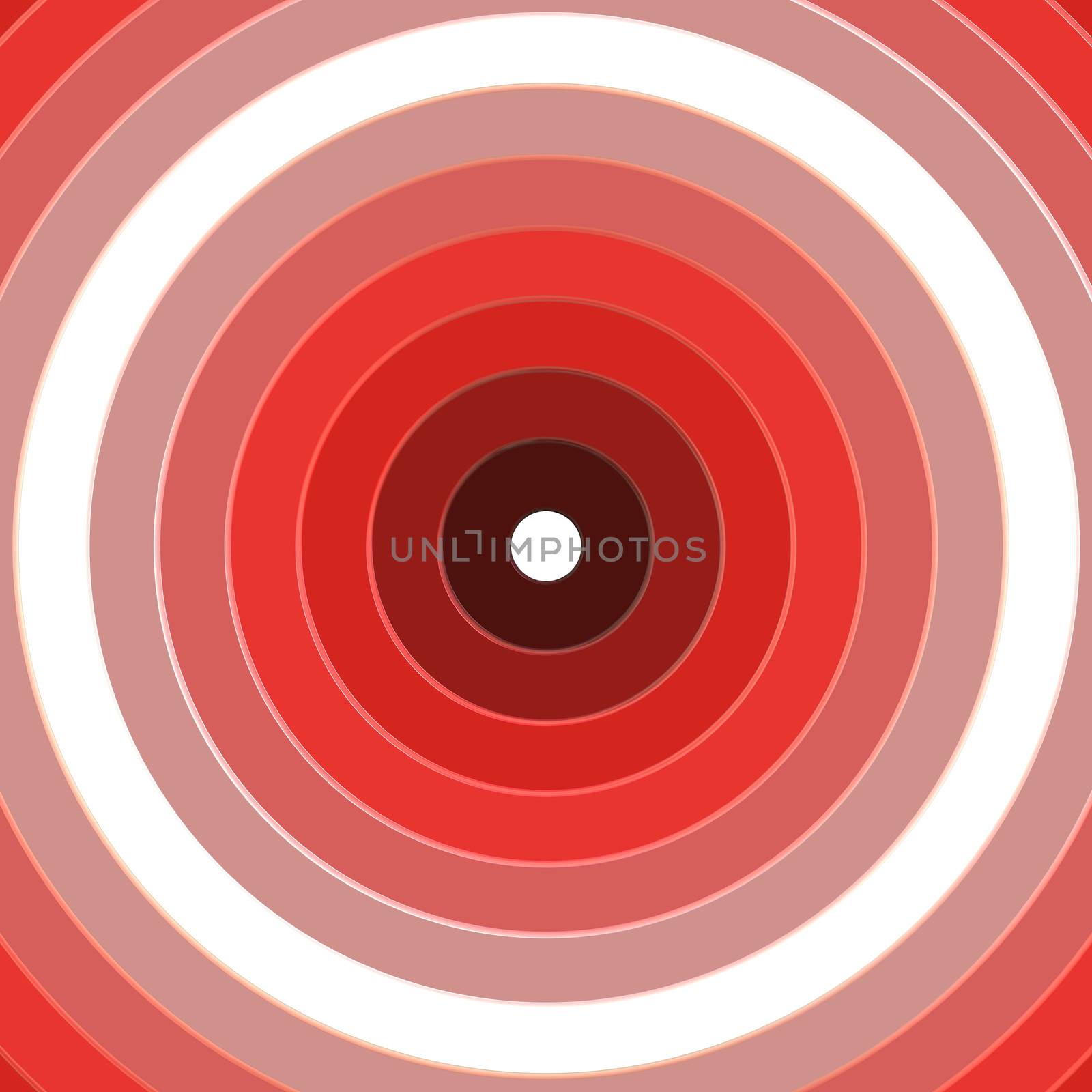 Red and white circular target rings illustration or background