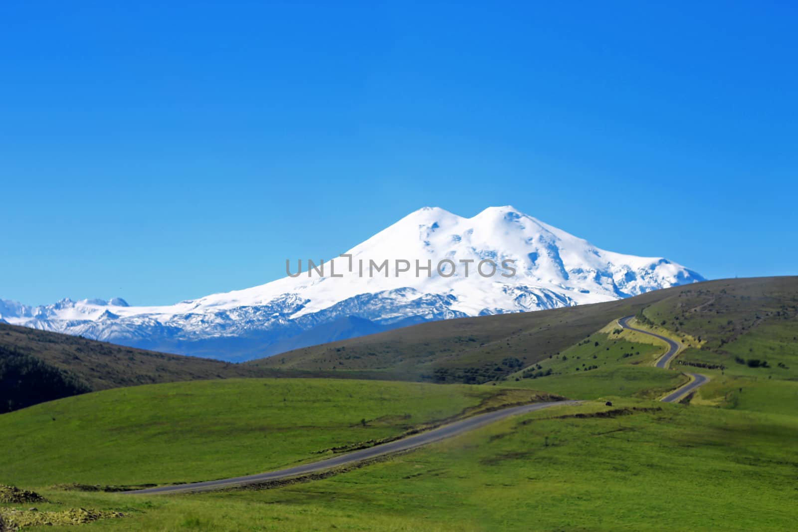 Elbrus mountain is highest peak of Europe