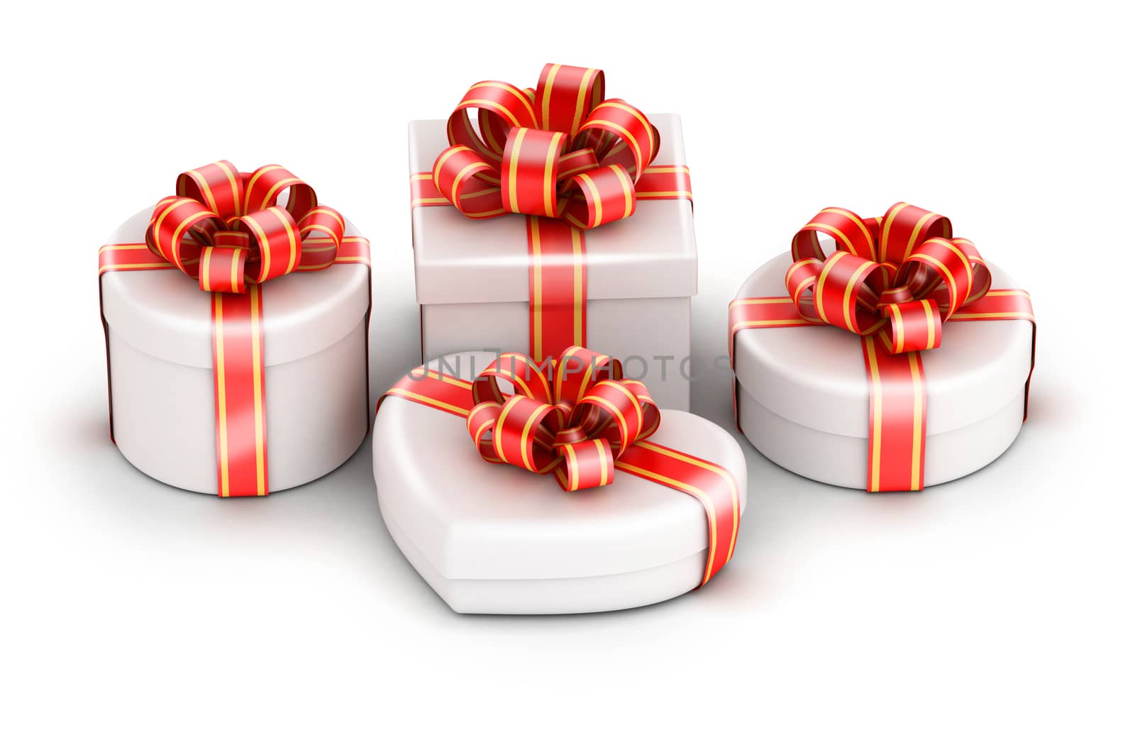 Different shape gift boxes by iunewind