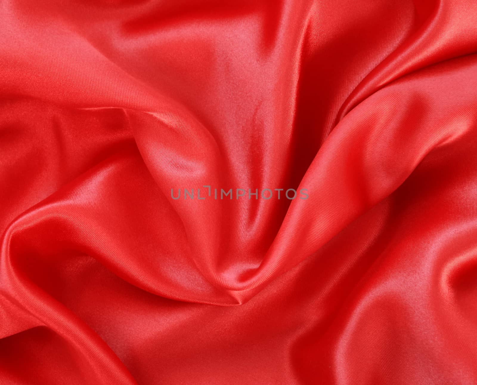 Smooth red silk can use as background 