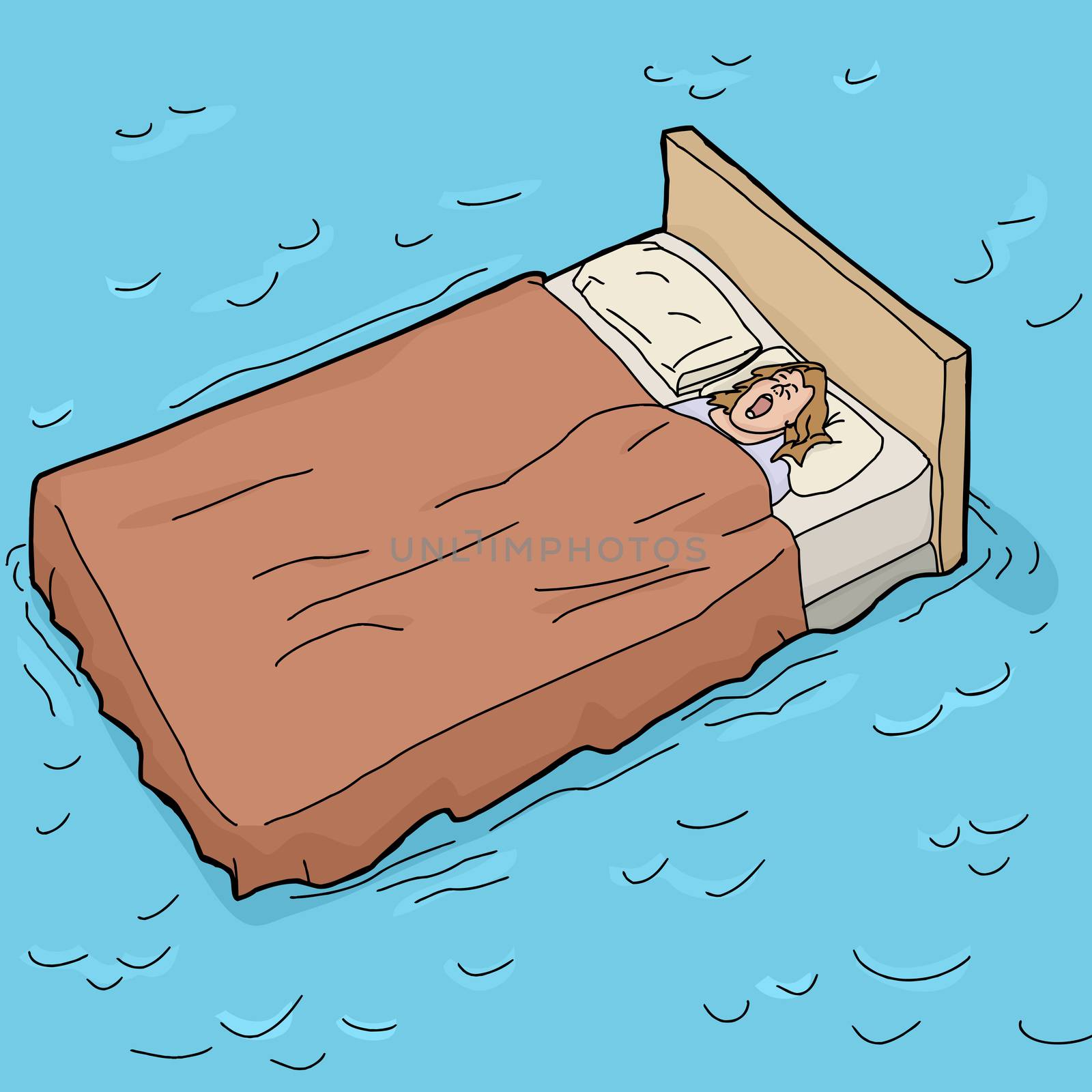 Sleeping on a Waterbed by TheBlackRhino