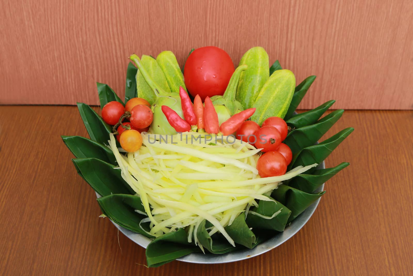 prepare set for papaya salad by kaidevil