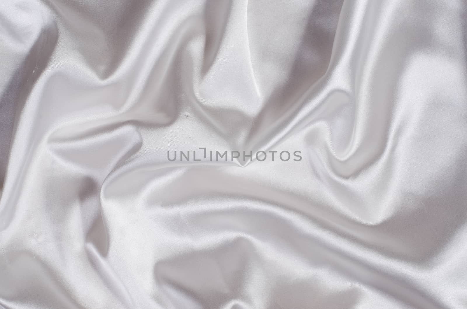 white silk satin fabric