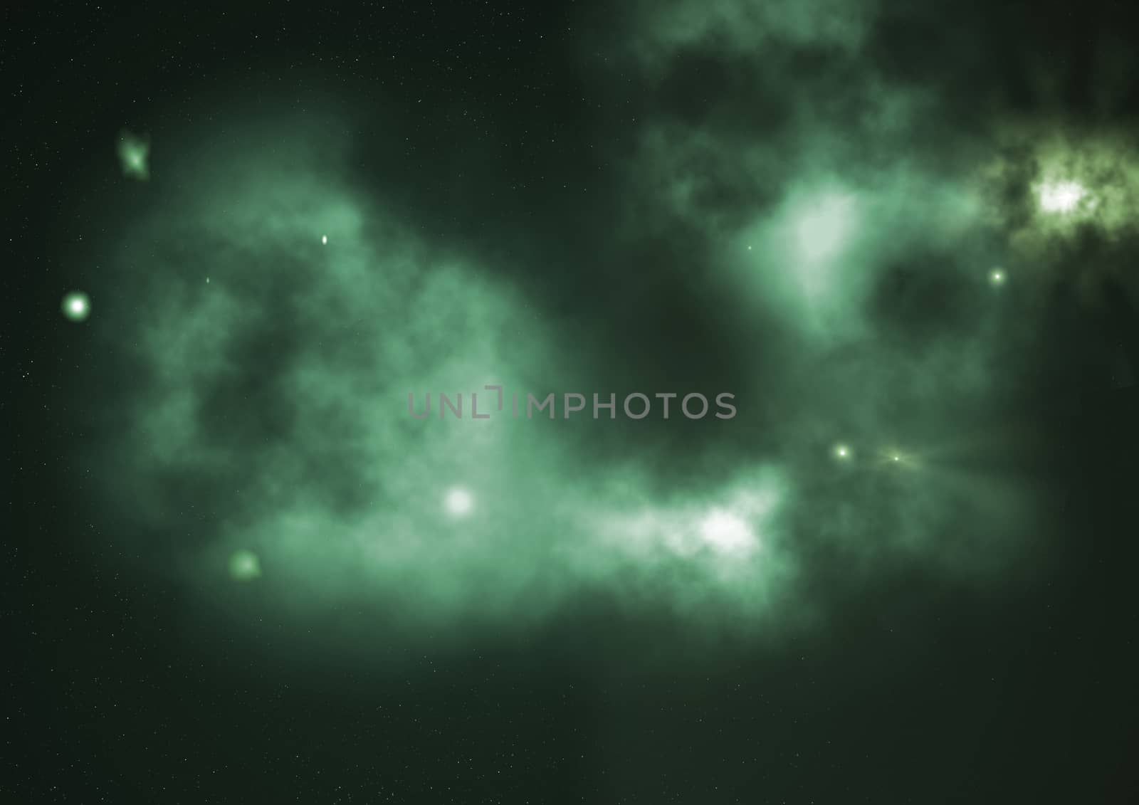 Far being shone nebula and star field against space. "Elements of this image furnished by NASA".