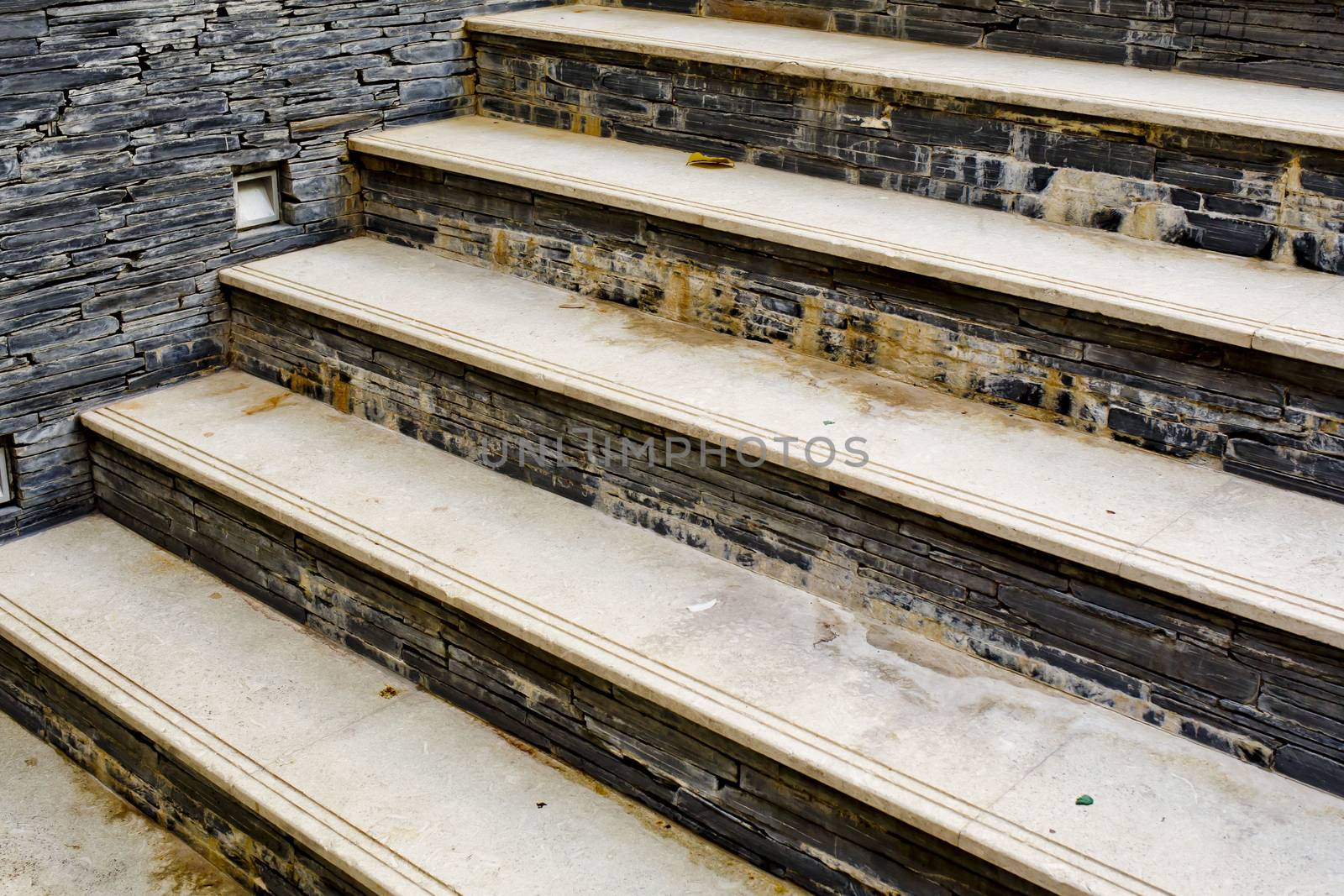 staircase made by natural stone and tiles and get problem from b by art9858