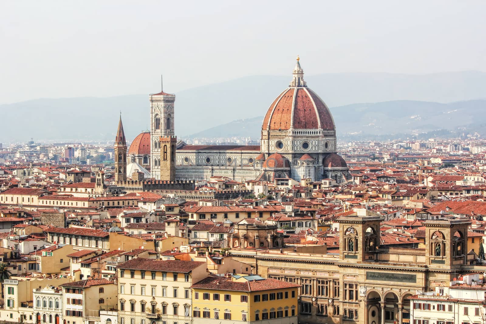 Duomo and view of Florence in Italy by Brigida_Soriano