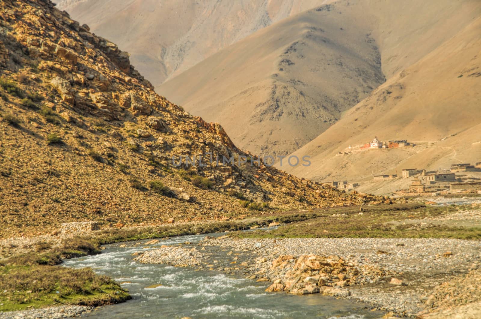 Nepalese river by MichalKnitl