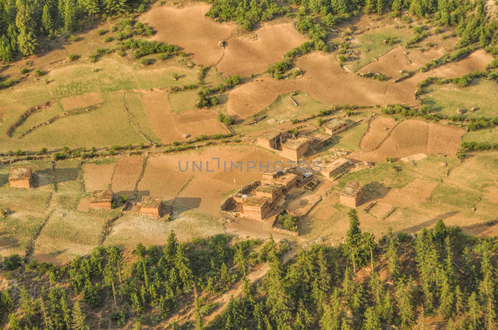 Aerial view of Nepalese settlement by MichalKnitl