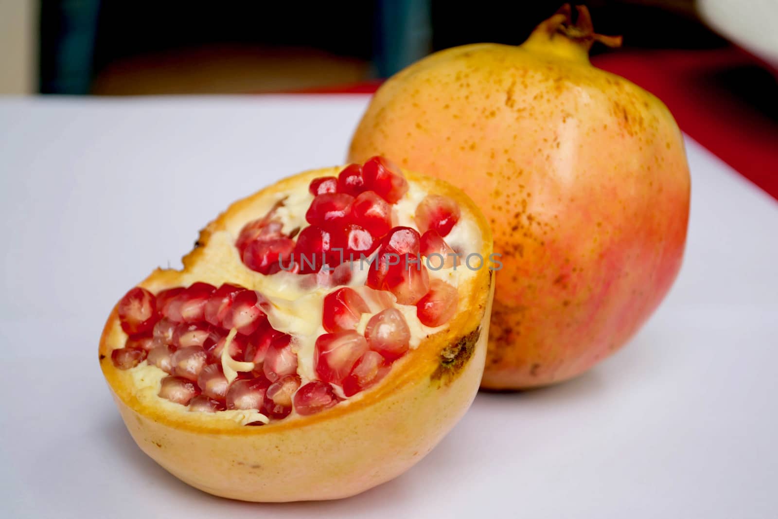 pomegranate fruit by Thanamat