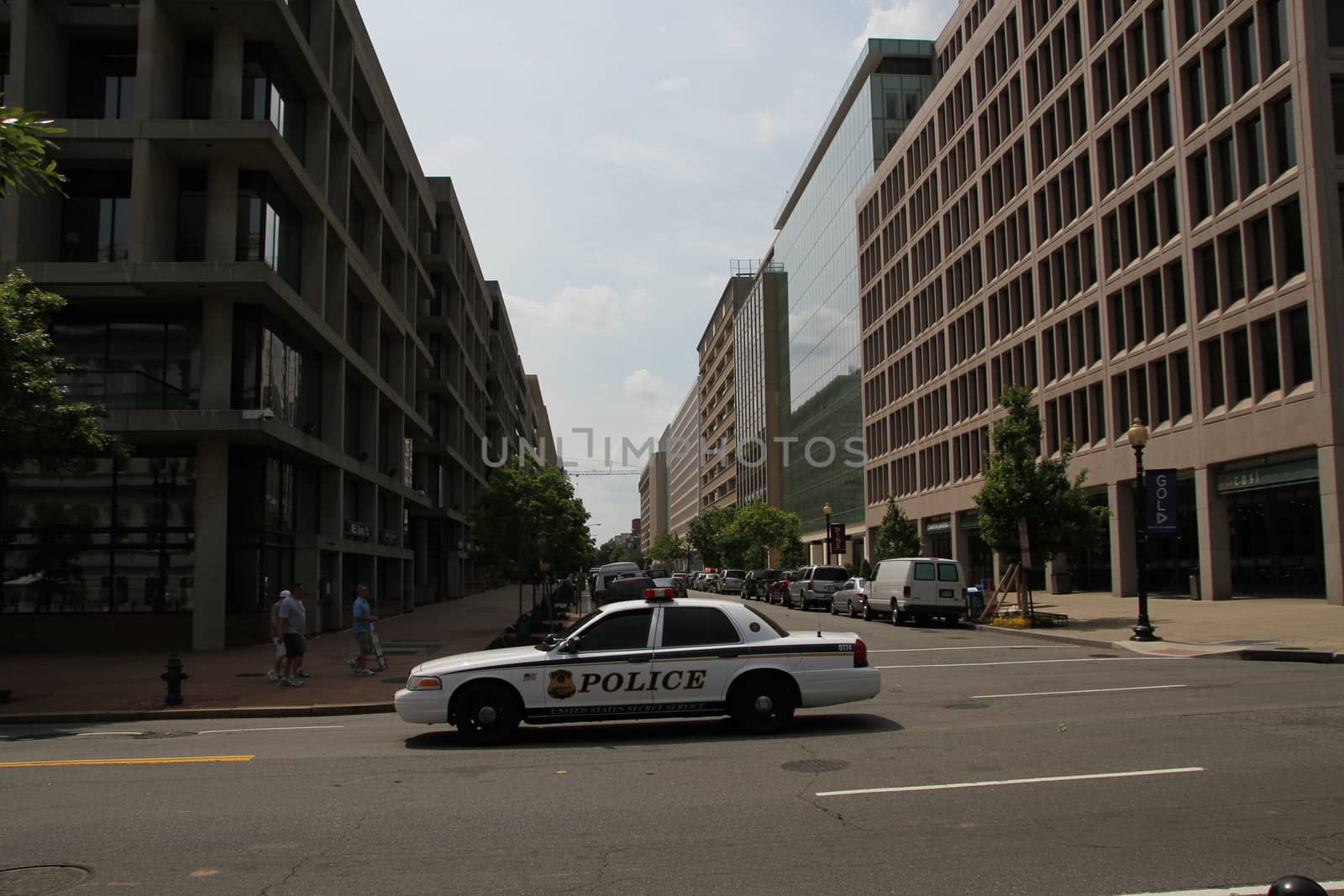 Washington DC, USA - may 13, 2012. Police car on the streets of Washington