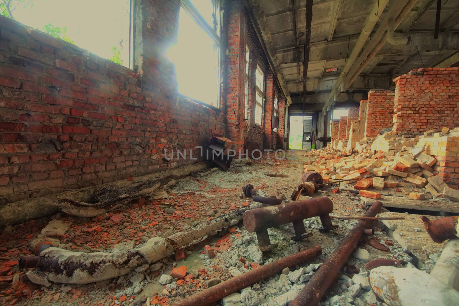 abandoned factory beyond the polar circle by max51288