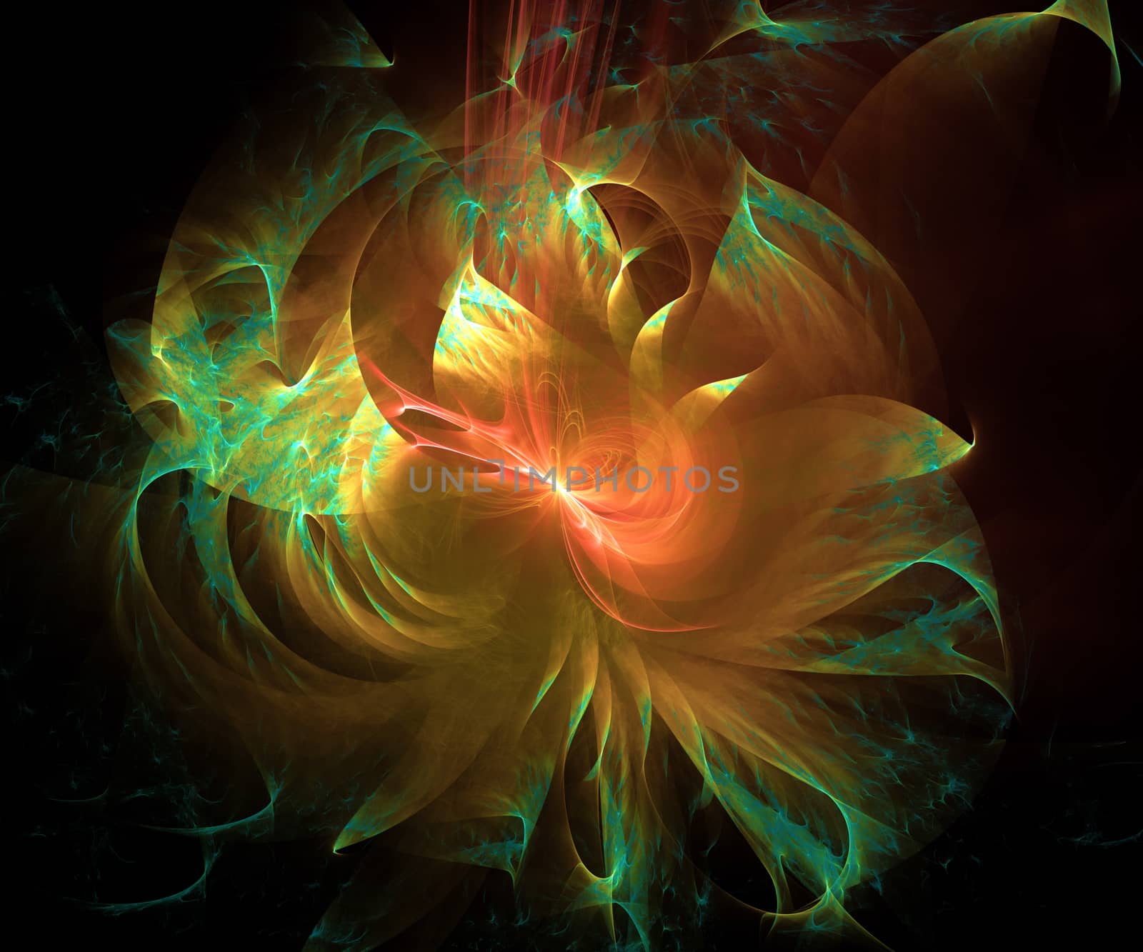 Computer generated fractal artwork for creative art,design and entertainment