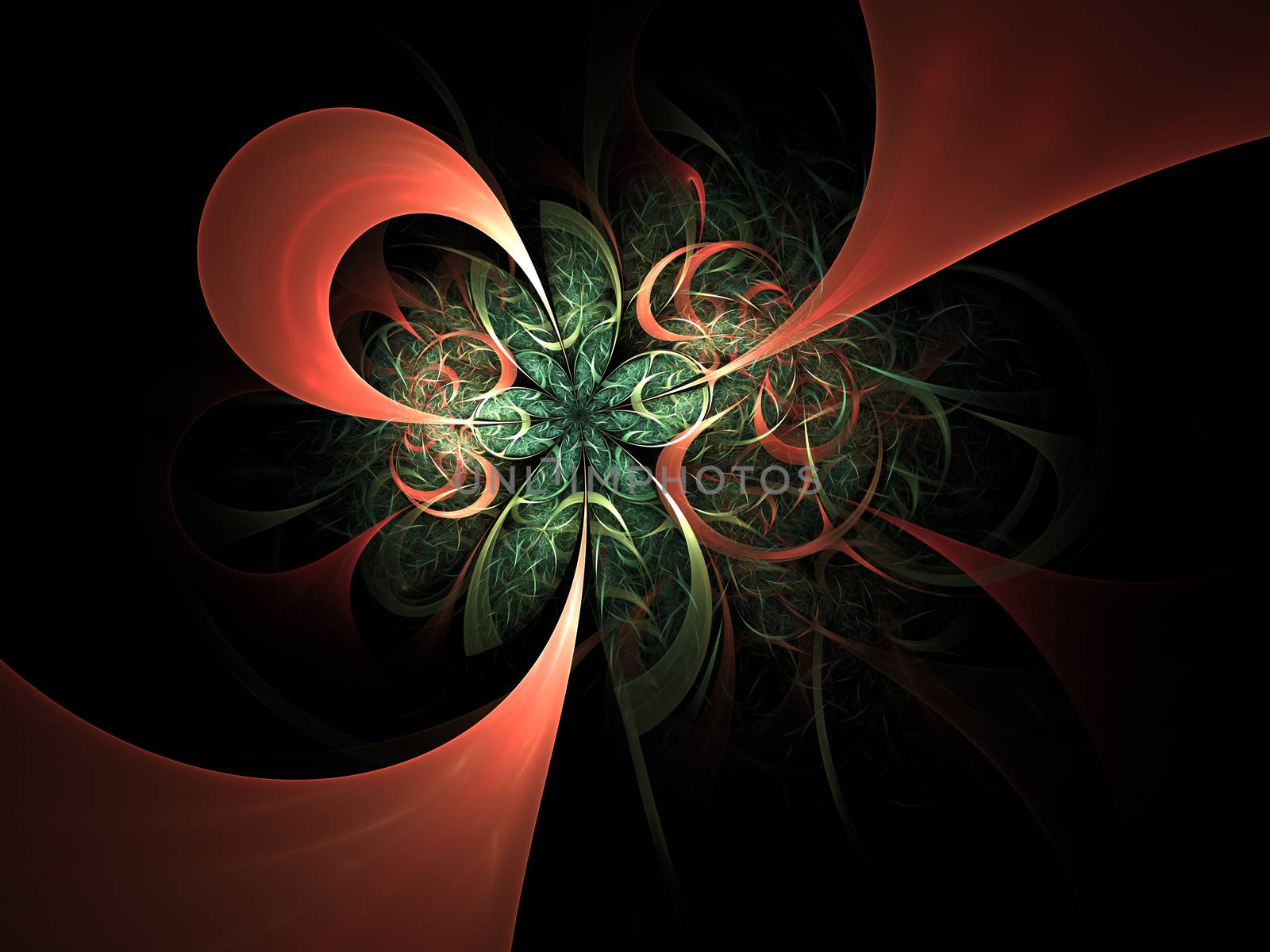 Computer generated fractal artwork for creative art,design and entertainment