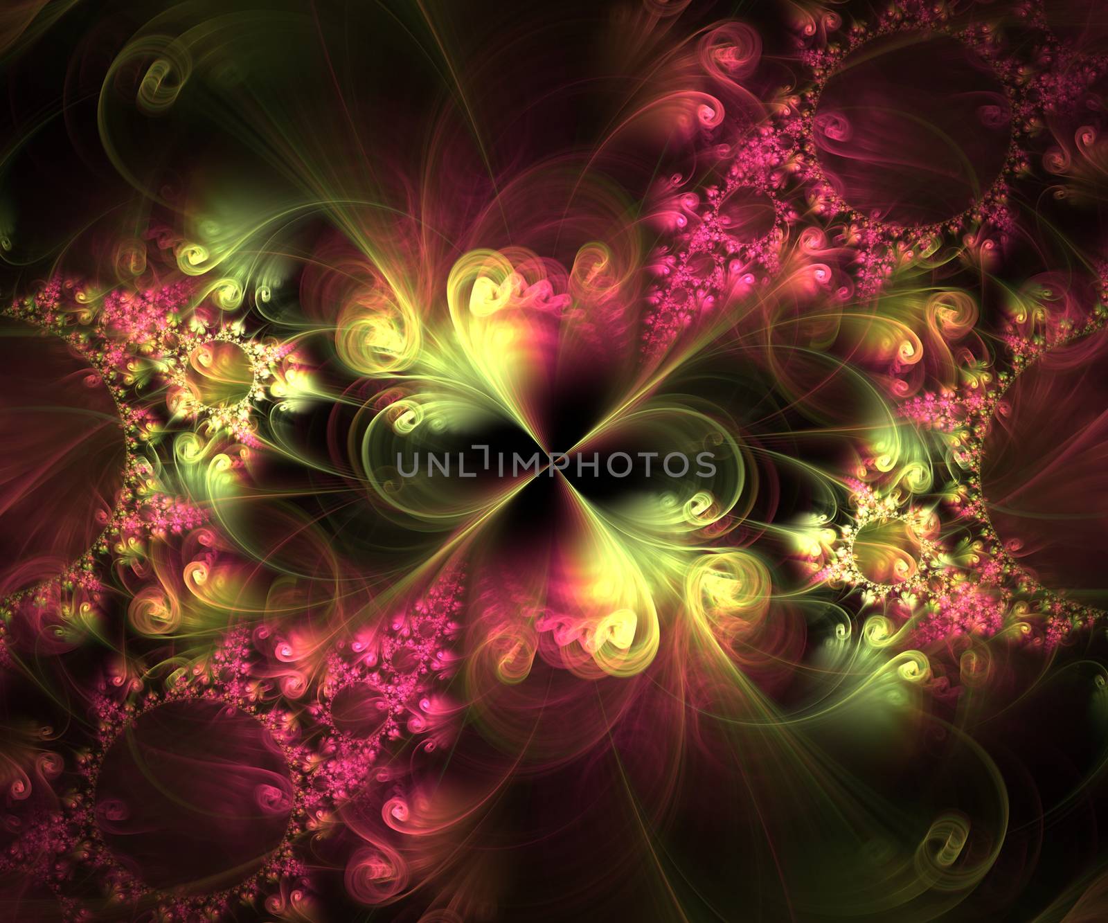 Computer generated fractal artwork for creative art,design and entertainment